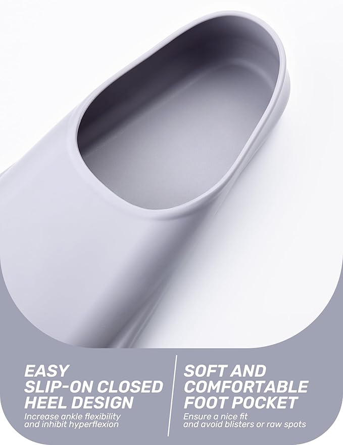 CAPAS Swim Training Fins Comfortable Silicone Lap Swimming Short Blade Floating Flippers with Mesh Bag for Adult Men Women Build Leg Strength-StrideForce Fitness