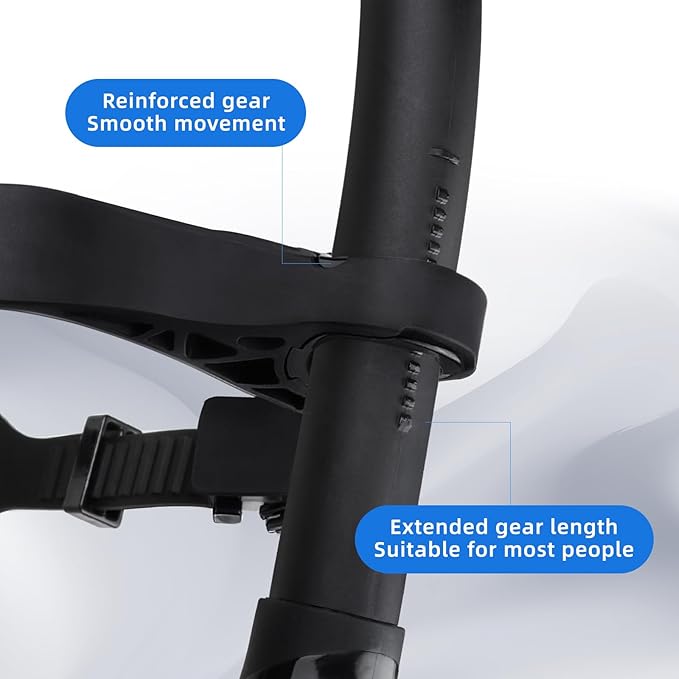 Supertrip Adult Lap Swim Snorkel for Training and Snorkeling-StrideForce Fitness