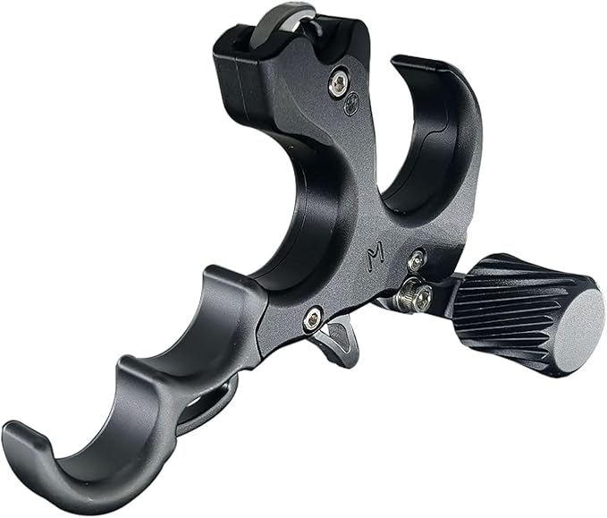 Compound Bow Aid Releaser with Wrist Straps and Adjustment Tool,Archery Release Aids with 3 Thumb Release Adjustable,Aluminum Alloy Aids.for Left and Right Handers.-StrideForce Fitness