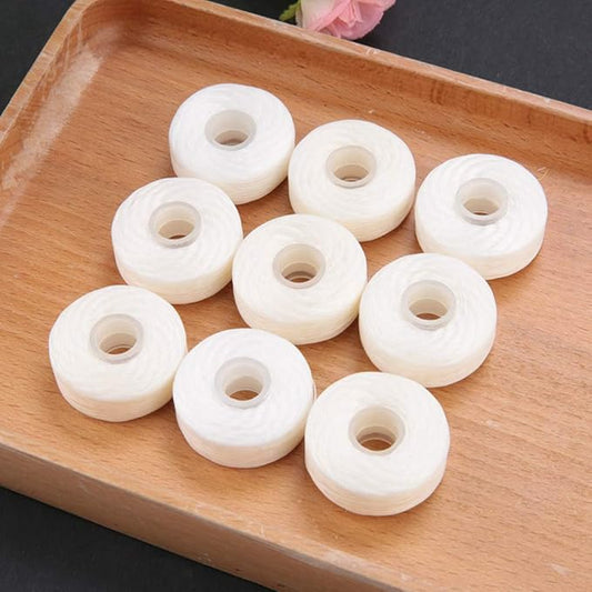 Disposable Floss with 50m Nylon, Tooth Cleaner, 9Pcs Oral Care Tool for Home & Travel (9 Pieces)