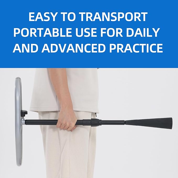 Portable Baseball Tee, Adjustable Batting Tee for Baseball/Softball/Tee Ball, 20"-26" Height, Weighted Base for Stability, Hitting Tee for Kids/Youth, Training Equipment for Baseball Practice-StrideForce Fitness