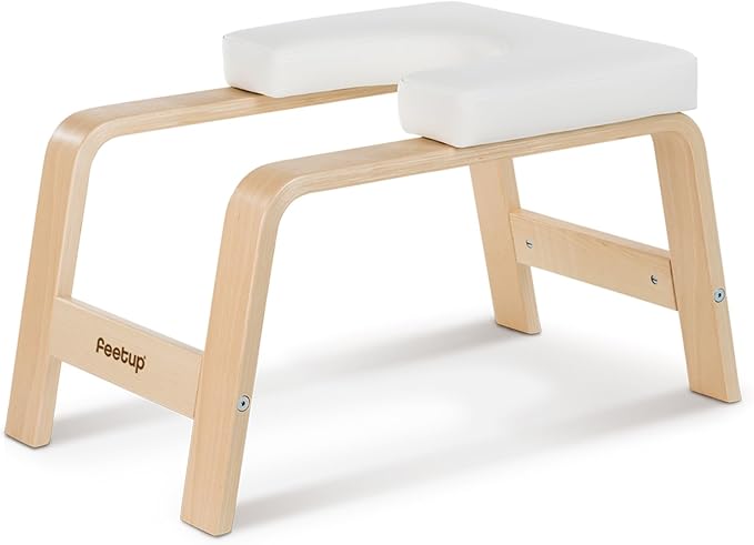 FeetUp - The Original Yoga Headstand Bench, Vegan Handstand Trainer Bench and Stand, Strength Training Inversion Equipment for Relaxation and Strength, Includes App & Starter Kit, #1 Worldwide-StrideForce Fitness