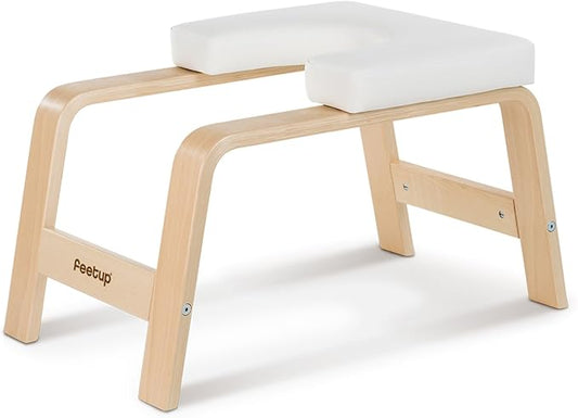 FeetUp - The Original Yoga Headstand Bench, Vegan Handstand Trainer Bench and Stand, Strength Training Inversion Equipment for Relaxation and Strength, Includes App & Starter Kit, #1 Worldwide-StrideForce Fitness
