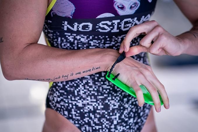 arena Unisex Elite Hand Paddle 2 for Lap Swimming and Technique Training, Swim Equipment for Men and Women, 4 Sizes-StrideForce Fitness