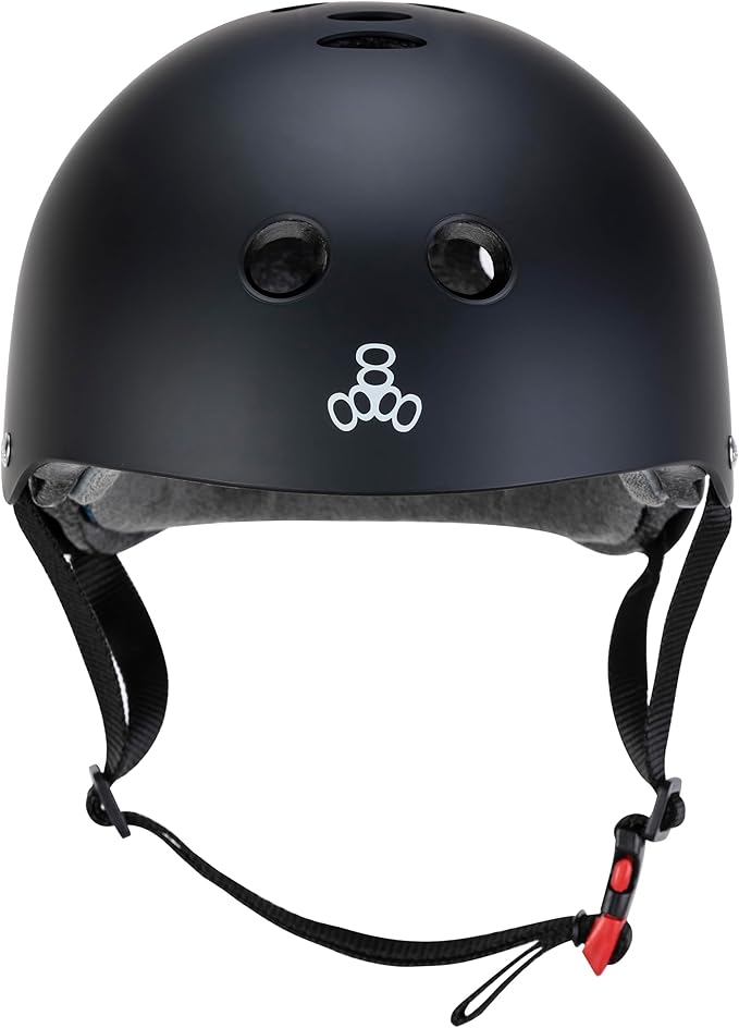 Triple Eight Certified Sweatsaver Helmet for Skateboarding, BMX, Roller Derby, Roller Skating, Inline Skating, Scooter and Bike-StrideForce Fitness