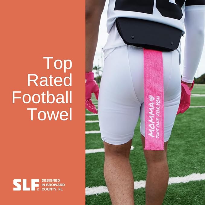 SLEEFS Momma Pink Thin Football Towel-StrideForce Fitness