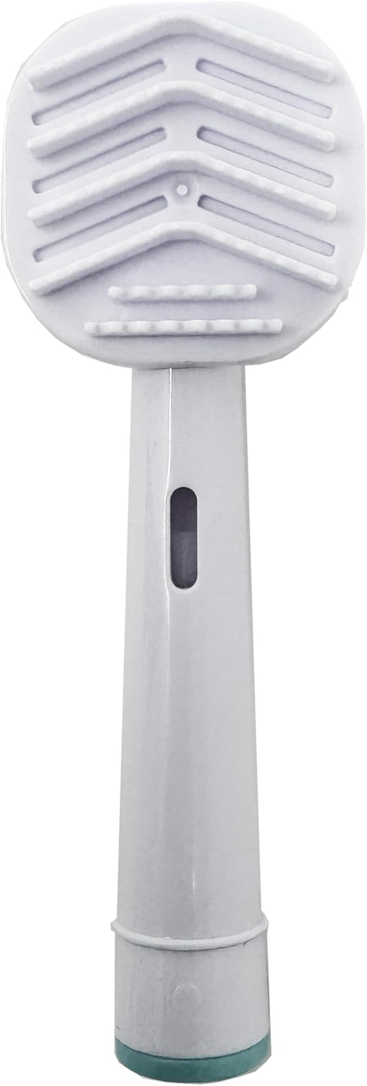 Tongue Cleaner Scraper Replacement Toothbrush Replacement Heads Compatible with Oral B Braun, 1 Pcs Brush Heads Compatible with Oral B Replacement Heads Refill 7000/Pro 1000/9600/500/3000/8000