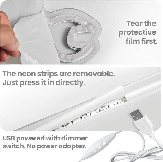 School is Cool Neon Sign,Classroom Neon Sign,Reading Rainbow Sign,USB Powered with Dimmable Switch,Neon Light Sign,Neon Signs for Wall Decor for Classroom,School Led Sign-StrideForce Fitness