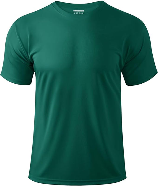 Boladeci Men's Swim Shirt Short Sleeve UPF 50+ Sun Protection SPF UV Moisture Wicking Lightweight Quick Dry Rash Guard-StrideForce Fitness