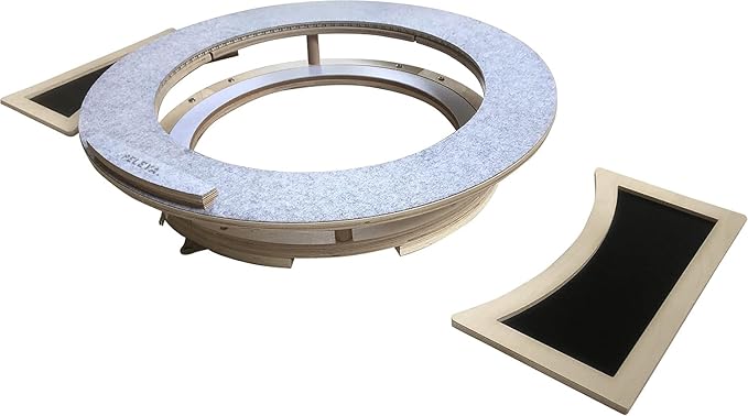 Dart Board Cabinet Set with LED Light; Bristle Dartboard, Built in LED Light, Darts and Chalkboards-StrideForce Fitness