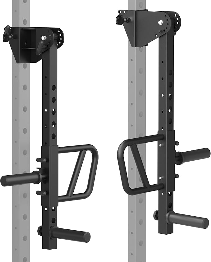 Adjustable Lever Arms, Power Rack Attachment for Full-Body Strength Training, Compatible with 2x2, 2x3, 3x3 Racks, Fits 1’’ & 2’’ Weight Plates, 350LB Capacity, Multi-Grip Handles, TK800-StrideForce Fitness