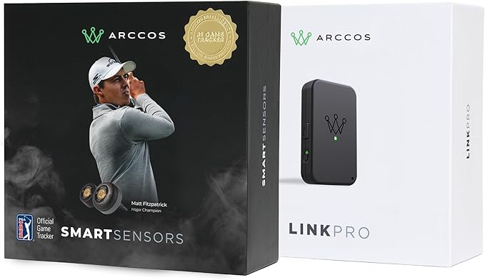 Arccos Smart Sensors Bundle - Gen 4 Smoke Sensors, Link Pro & 1st Year's Membership-StrideForce Fitness