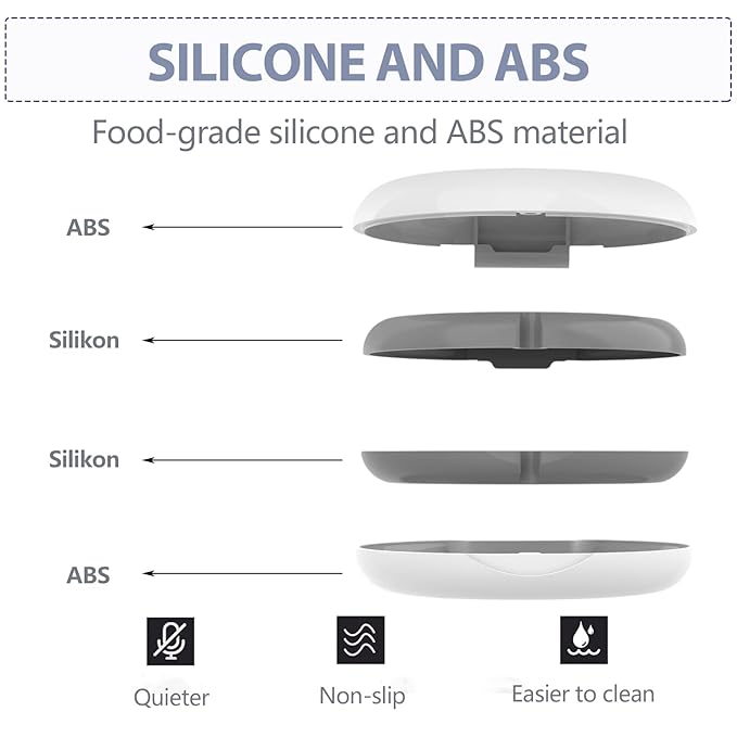 Retainer Case, Slim Aligner Cases for Invisalign, Mouthguard Case with Removal Tools& Aligners Chewies& Brush, Removable Inner Tray Silicone for Easy Cleanin (White)