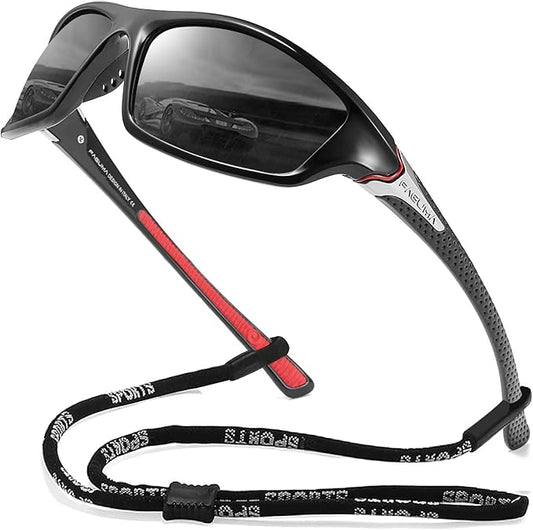 FAGUMA Sports Polarized Sunglasses For Men Cycling Driving Fishing UV400 Protection-StrideForce Fitness