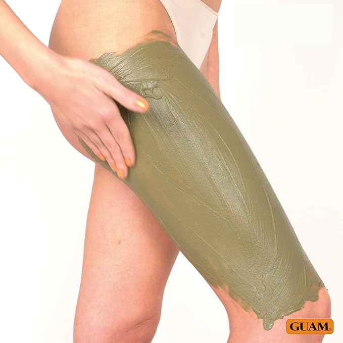 GUAM Anti Cellulite Seaweed Mud Infrared Body Wrap, FAST ACTION Hot Mud Body Mask with Tourmaline FIR, Skin Tightening Lipo Wrap for Cellulite Remover-StrideForce Fitness