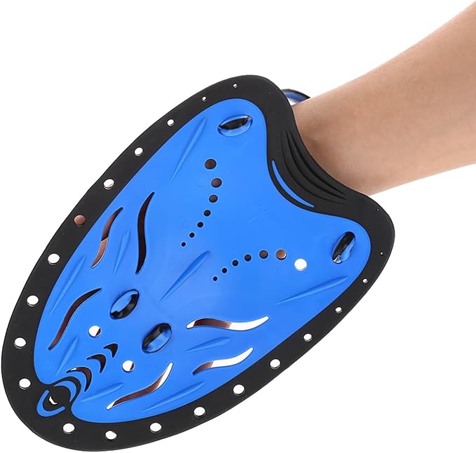 Swim Fins, Adjustable Kids Flippers for Swimming, Professional Swim Hand Paddles, Flat Paddles for Kids, Children, Men, Women-StrideForce Fitness