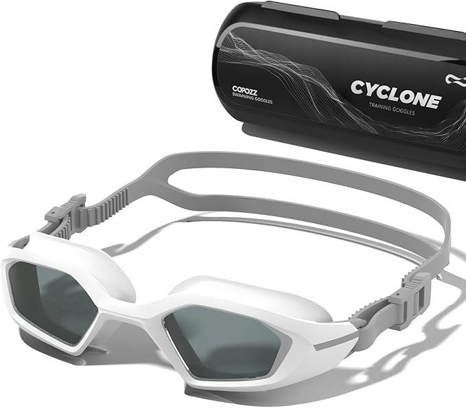 COPOZZ Men's Swim Goggles, Swimming Goggles Anti-fog No Leaking UV Protection for Adult men-StrideForce Fitness