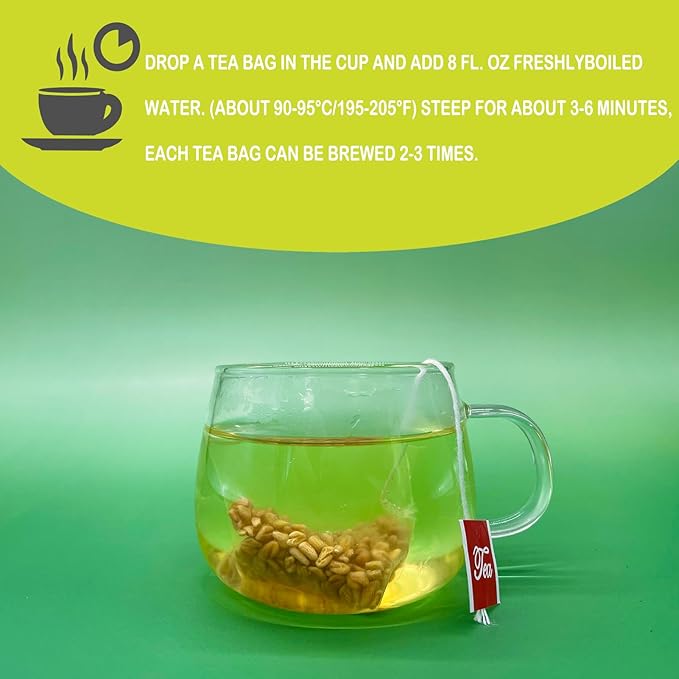 Samcci - Fenugreek Seed Tea Bags, 50 Teabags, 3g/bag - Natural Healthy Fenugreek Methi Seeds Herbal Tea - Non-GMO - Caffeine-free - Support Digestion & Improve Heart Health-StrideForce Fitness