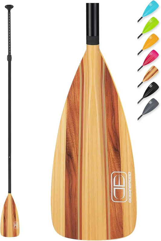 OCEANBROAD SUP Paddle - Adjustable Stand-Up Paddle for Paddleboard Kayak, Adjustable Aluminum Alloy Shaft with Reinforced Nylon Blades-StrideForce Fitness