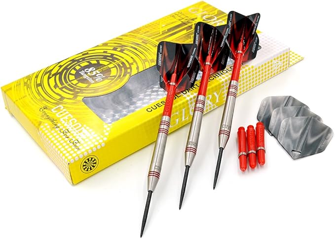 CUESOUL Professional Tungsten Steel Tip Dart Set 85% Tungsten 22g/24g/26g-Glory Series-StrideForce Fitness