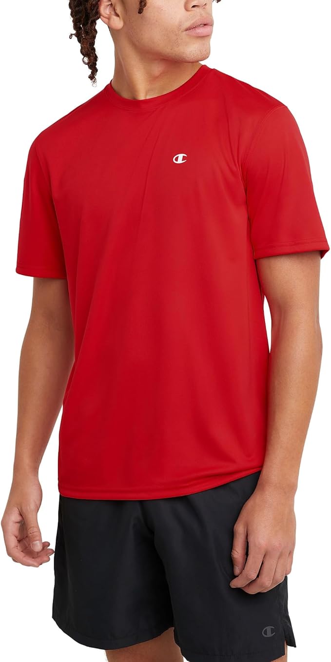 Champion Men's T-shirt, Sport Tee, Moisture Wicking, Anti Odor, Athletic T-shirt for Men (Reg. Or Big & Tall)-StrideForce Fitness