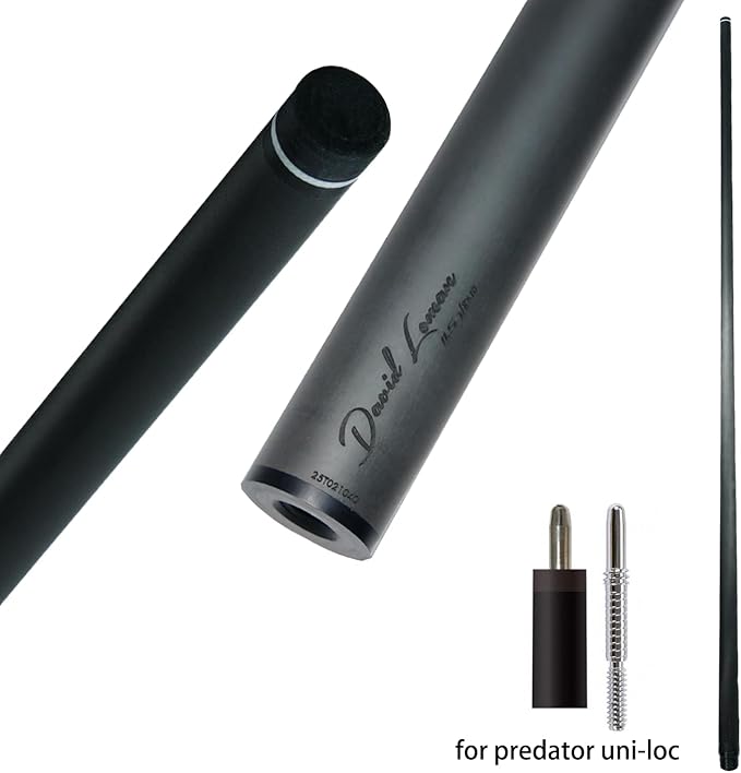 29.13" /Radial Wavy 3/8-10 3/8-11 3/8-14 Uni-Loc 5/16-18 Carbon Pool Cue Single Shaft, Low Deflection Technology, Ultra-Smooth, pro Taper, Easy to Control-StrideForce Fitness