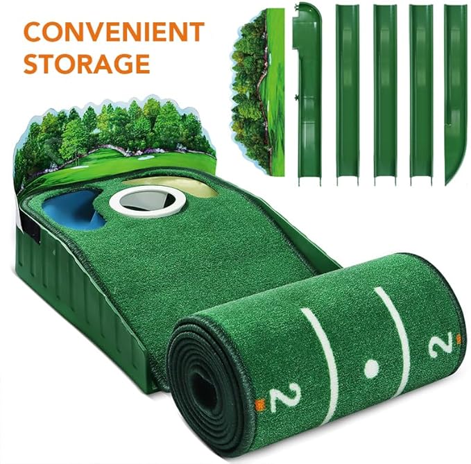 Golf Putting Mat for Various Skill Levels-StrideForce Fitness