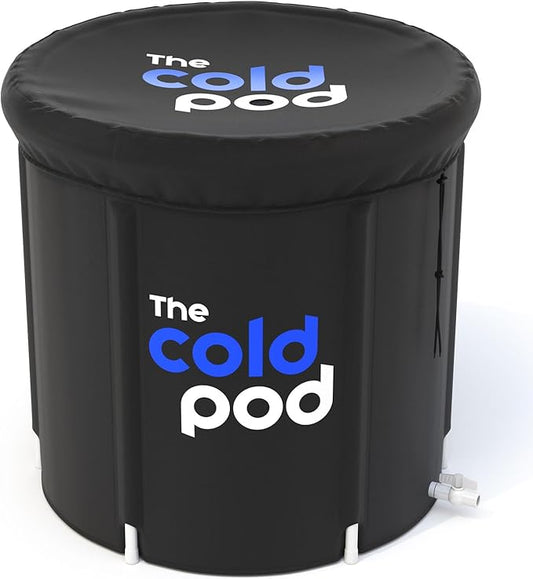 Ice Bath Tub for Athletes with Cover: 85 Gallons Cold Plunge Tub for Recovery, Multiple Layered Portable Ice Bath Plunge Pool by The Cold Pod-StrideForce Fitness