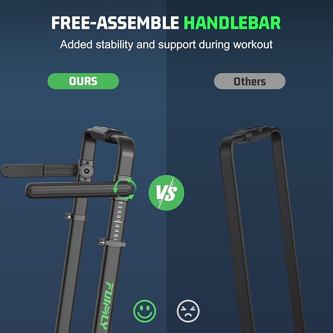 Walking Pad Treadmill with Desk Workstation, 10% Incline Foldable Treadmill with Handrail, 300lbs Capacity, 3 Control Methods, 8 in 1 Folding Treadmills for Home Office-StrideForce Fitness