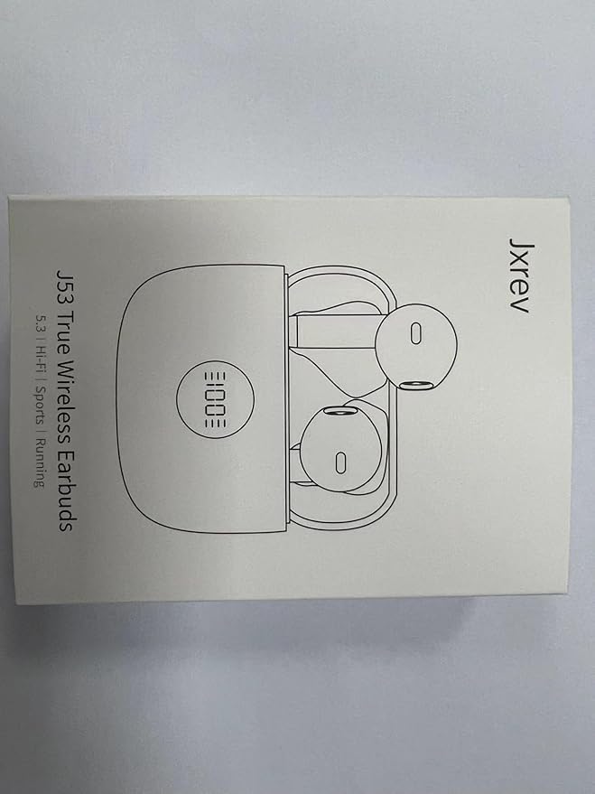 Wireless Earbuds, Bluetooth 5.3 Ear Buds LED Power Display Headphones Bass Stereo, Bluetooth Earbuds in-Ear Noise Cancelling Mic, 40H Playback Mini Case IP7 Waterproof Sports Earphones for Android iOS-StrideForce Fitness