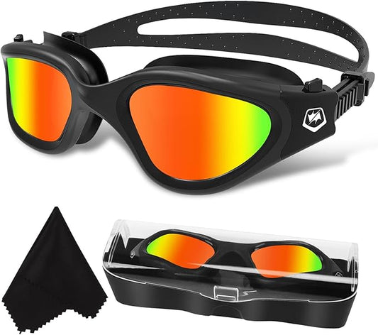 WIN.MAX Polarized Swimming Goggles Swim Pool Goggles Anti Fog Anti UV No Leakage Clear Vision for Men Women Adults Teenagers-StrideForce Fitness