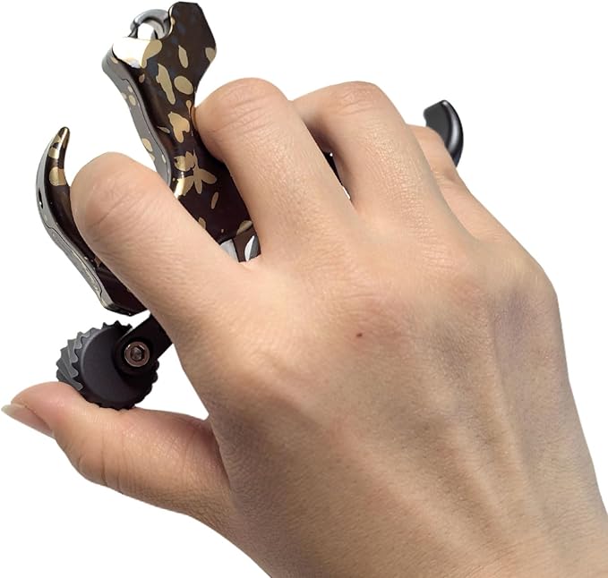 Compound Bow Aid Releaser with Wrist Straps and Adjustment Tool,Archery Release Aids with 3 Thumb Release Adjustable,Aluminum Alloy Aids.for Left and Right Handers.-StrideForce Fitness