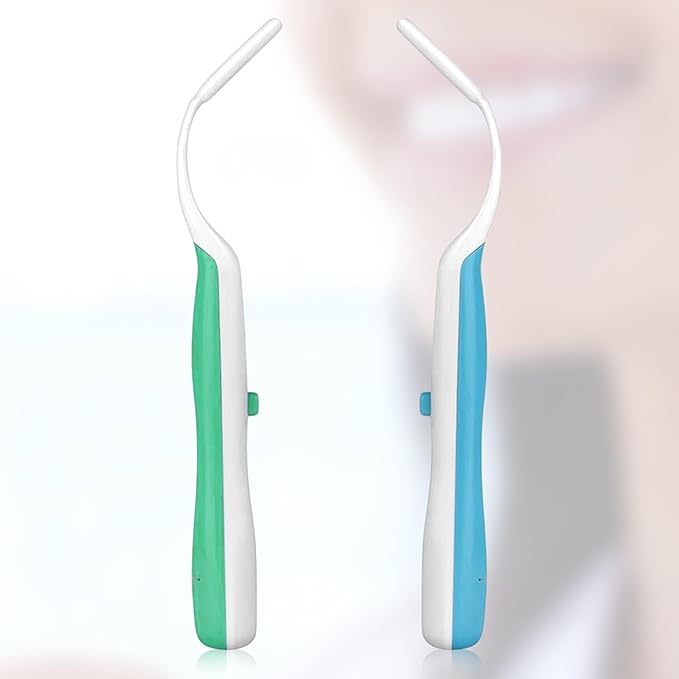 LED Dental Mirror with Light – Oral Inspection Tool for Teeth, Gums & Tongue – Anti-Fog Reusable Mouth Mirror for Home Dental Care, Hygiene Check & Oral Cleaning – Dentist Tool by ARSUK – 2 Pack