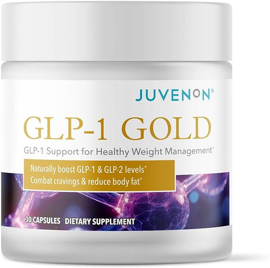 Juvenon GLP-1 Gold™ – Metabolic Support Supplement with CQR-300® & Eriomin™ – Helps Maintain Healthy Weight, Energy & Nutrient Metabolism – 30 Capsules-StrideForce Fitness