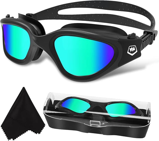 WIN.MAX Polarized Swimming Goggles Swim Pool Goggles Anti Fog Anti UV No Leakage Clear Vision for Men Women Adults Teenagers-StrideForce Fitness