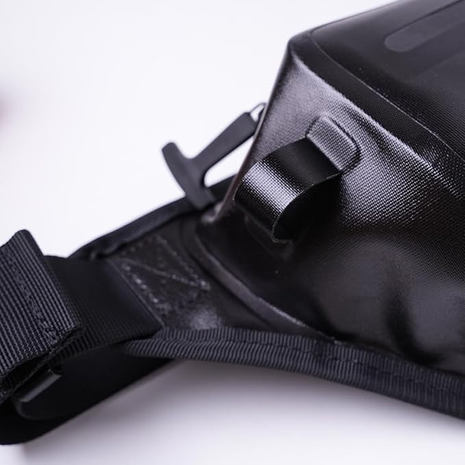 Waterproof Fanny Pack Snorkeling Bag Waist Bag For Canoe Kayaking Rafting Surfing Swimming Boating Storage Pack Paddle Board (Black)-StrideForce Fitness