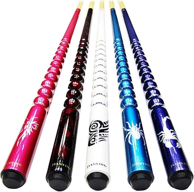 58" Pool Cue Stick,13mm 2-Piece Maple Hardwood Ergonomic Design Billiard Cues Kit,19/20/21oz-StrideForce Fitness