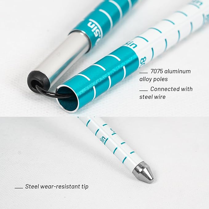 G2 GO2GEHTER 7075 Aluminum Alloy 270cm Backcountry Avalanche Rescue Probe with Storage Bag, Folding Design, Easy to Storage and Carry (3 Color Available)-StrideForce Fitness