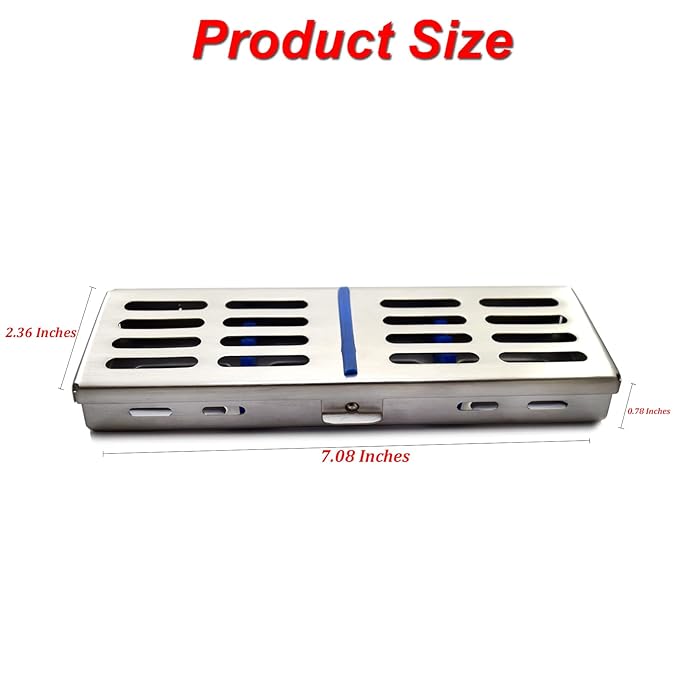 MEDSPO PROFESSIONAL Dental Instruments Osteotome Periotome Luxating Elevator Implant | Orthodontic PDL Teeth | Surgical Root Extraction Spreading (Dental Cassette 5 Instruments)