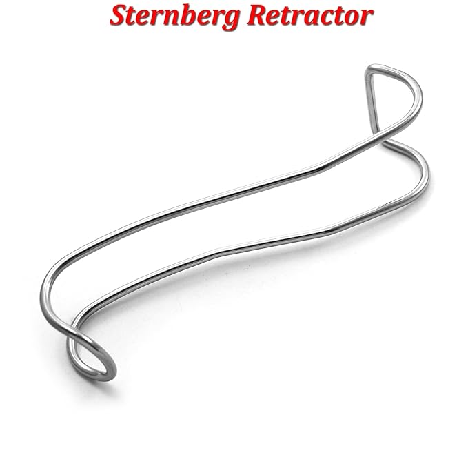 MEDSPO Professional Dental Cheek Lip Tongue Retractors | Examination Surgical Veterinary | Instruments Tools (Sternberg Retractor)