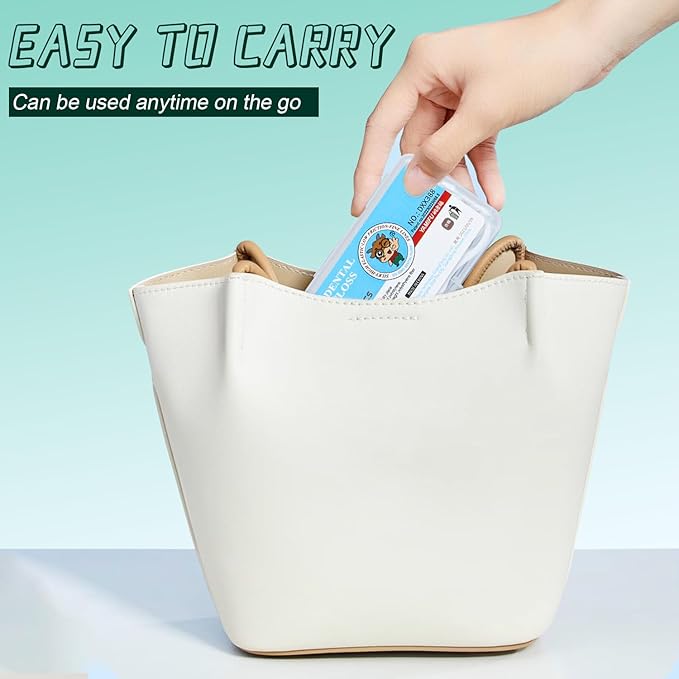 Dental Flossers for Adults,Floss Picks - Perfect for Tight Teeth, 500 Count Dental Floss Picks, Professional Toothpicks Sticks with Portable Case and Dental Picks (10 Boxes)