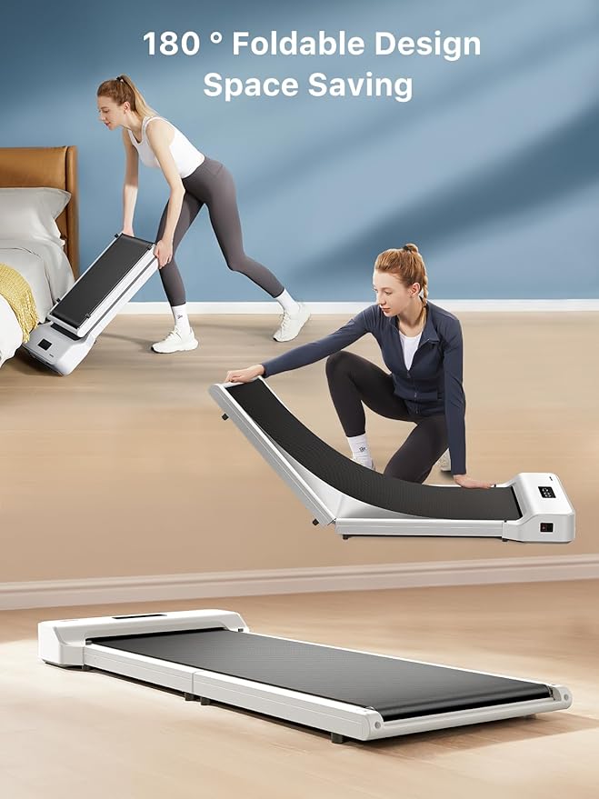 WALKINGPAD Foldable Walking Pad Treadmill for Home Office, Under Desk Treadmill with Adaptive Speed Control, Compact Design for Small Spaces, No Assembly Needed-StrideForce Fitness