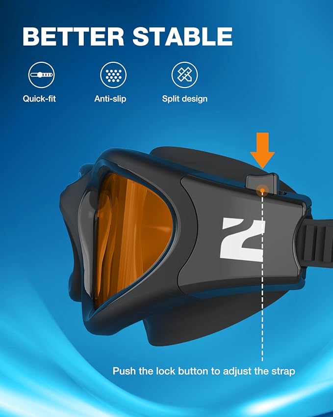 ZIONOR Swim Goggles, G1 SE Swimming Goggles Anti-fog for Adult Men Women-StrideForce Fitness