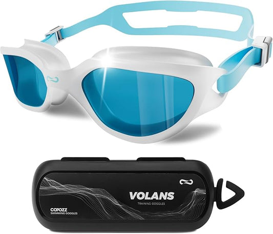 COPOZZ Swim Goggles Adult Women, Swimming Goggles for Women & Men, Anti-Fog No Leaking UV Protection for Adult-StrideForce Fitness