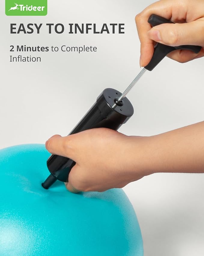 Trideer Pilates Ball - 9 Inch Core Ball for Physical Therapy, Yoga, Stability & Workout - Office & Home Gym-StrideForce Fitness