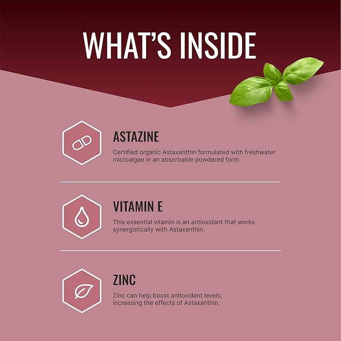 Approved Science® Astaxanthin 12 mg - Extra Strength Antioxidant - Supports Heart, Eyes, Skin - 180 Vegan Capsules - 6 Month Supply-StrideForce Fitness