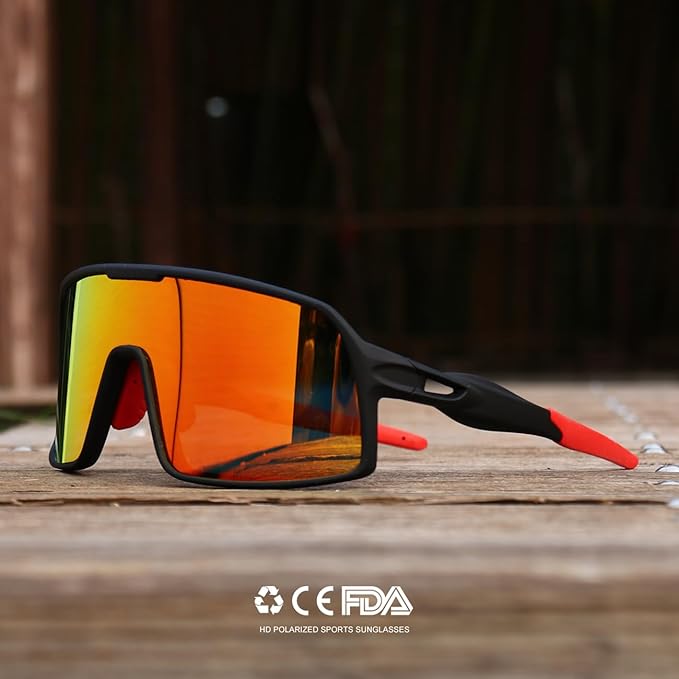 Polarized Sports Sunglasses for Men and Women Cycling Glasses UV Protection Goggles for Mountain Bike Running Fishing-StrideForce Fitness