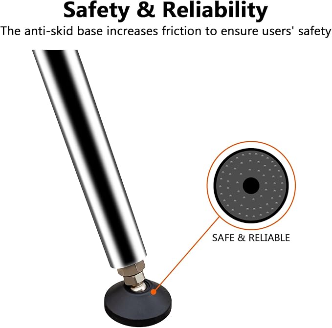 TECSPEC 9.6 FT/115.3 Inch Adjustable Height Aerial Yoga Frame & Hammock, Professional Swing Stand with 18 FT/33FT Aerial Silk, 550lbs Max Capacity-StrideForce Fitness