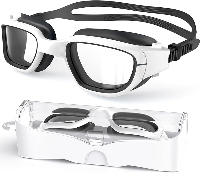 Kids Swim Goggles,Swimming Goggles for Kids 6-14, Anti-Fog UV Protection Pool Glasses for Boys Girls-StrideForce Fitness