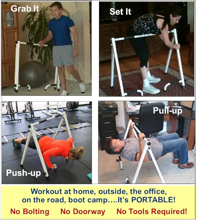 My Portable Pull-up Bar – My 5-Minute Push-Pull Workout-StrideForce Fitness